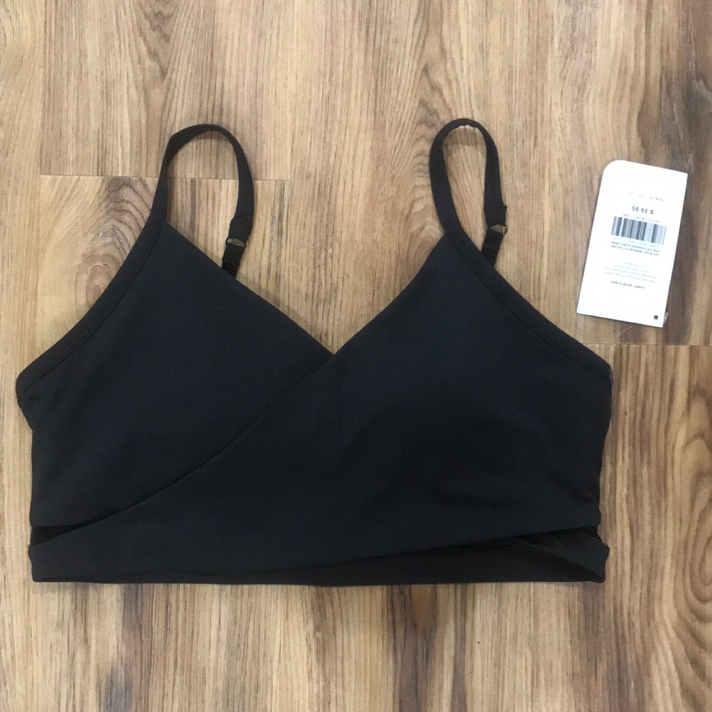 Black Fabletics Sports Bra